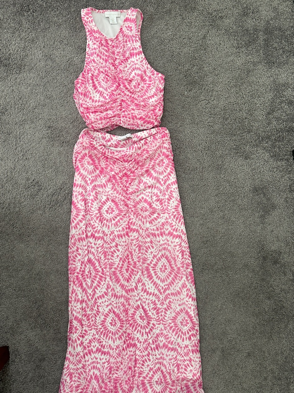 House of Harlow Two Piece Maxi Skirt Set